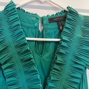 BCBG size S kelly green summer dress